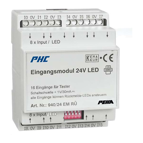 PEHA Eingangsmodul 24VDC 16Rückmeld. D 940/24 EM RÜ